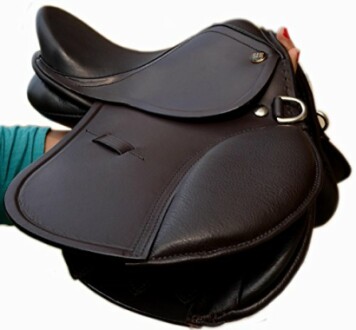 Small Kids English Leather Saddle