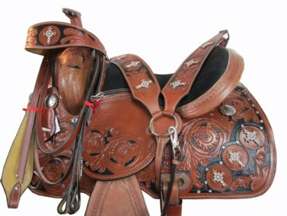 Pro Western Barrel Saddle