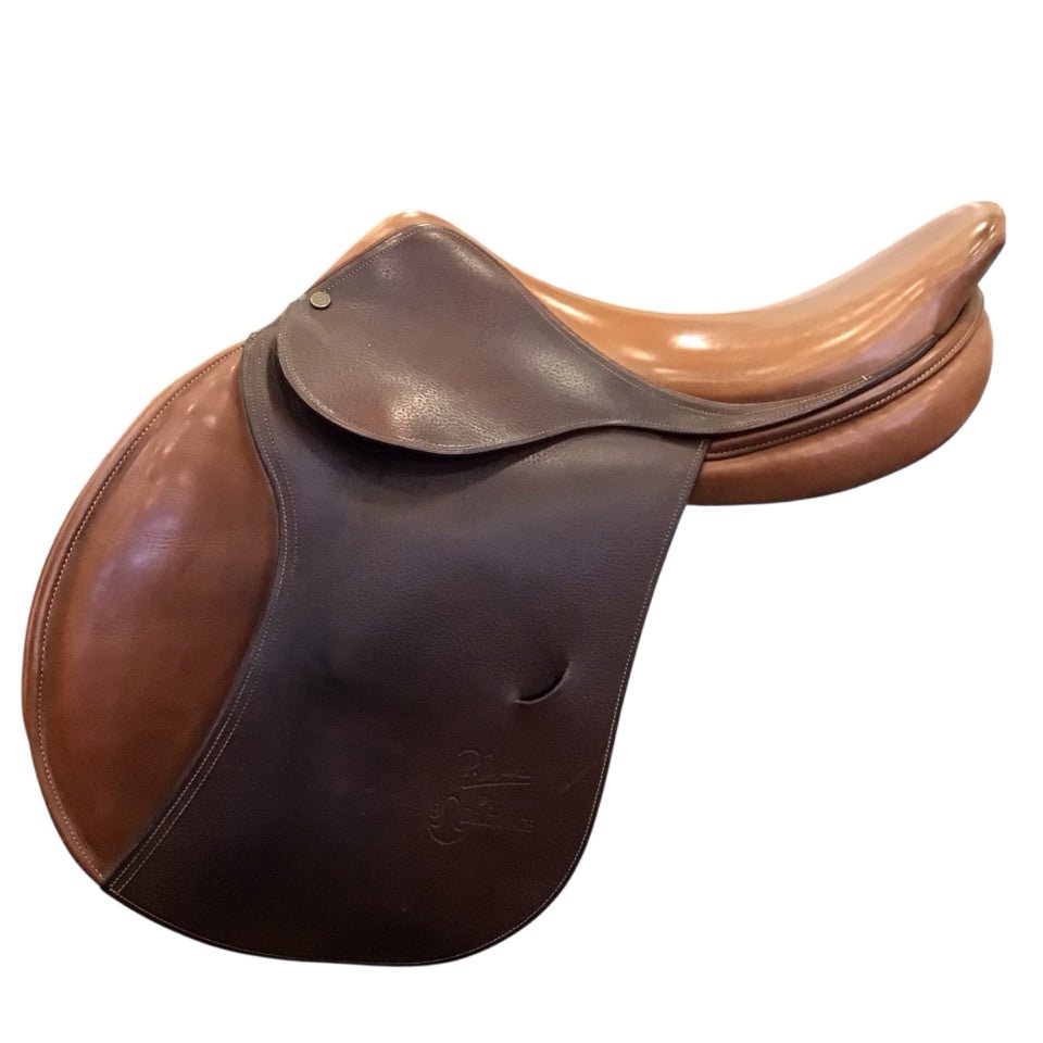 17.5" Bruno Delgrange PJ Pro Medium Used Hunter/Jumper Saddle - H