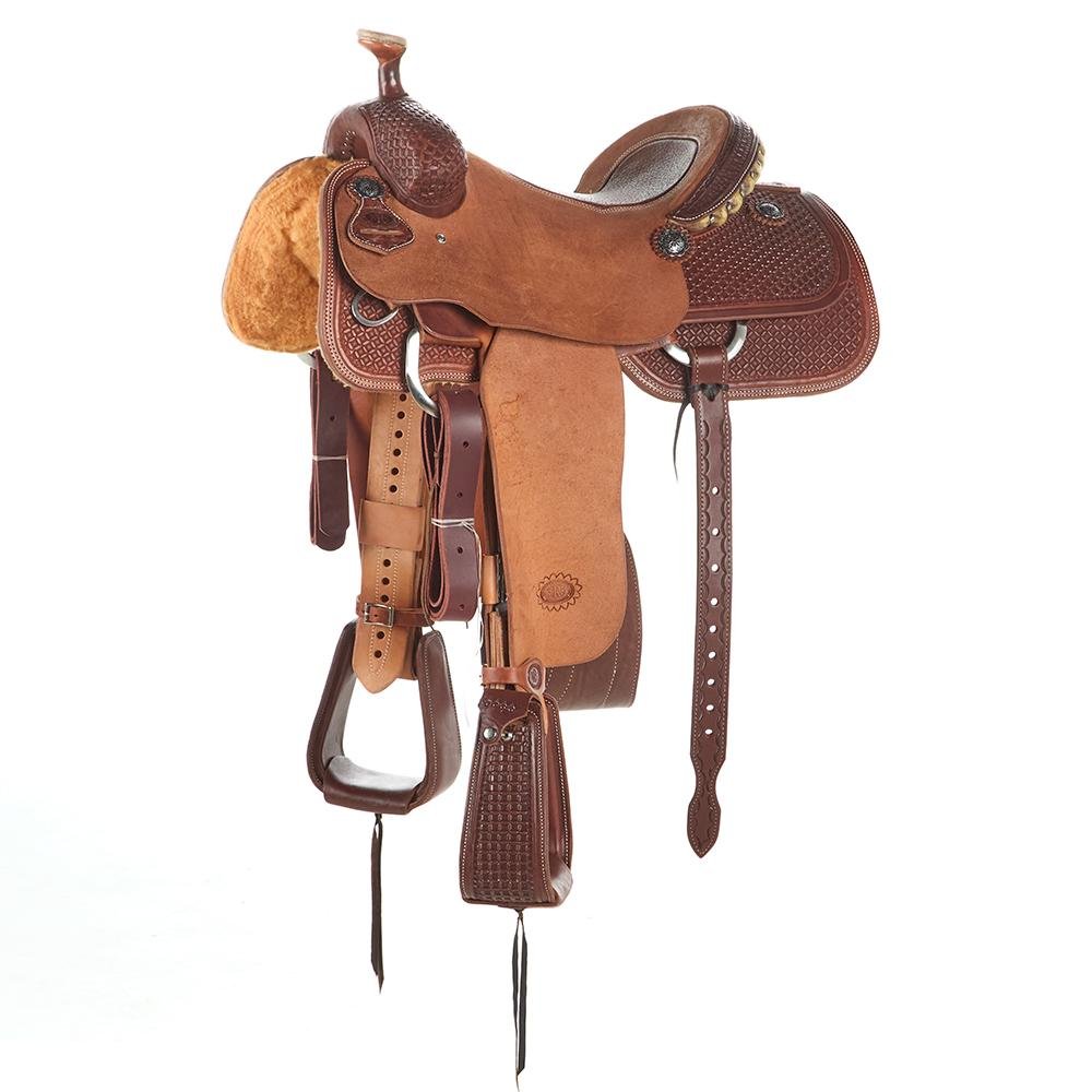Nrs Competitors Competitor Series Heavy Oil 1/2 Breed Waffle Team Roping Saddle
