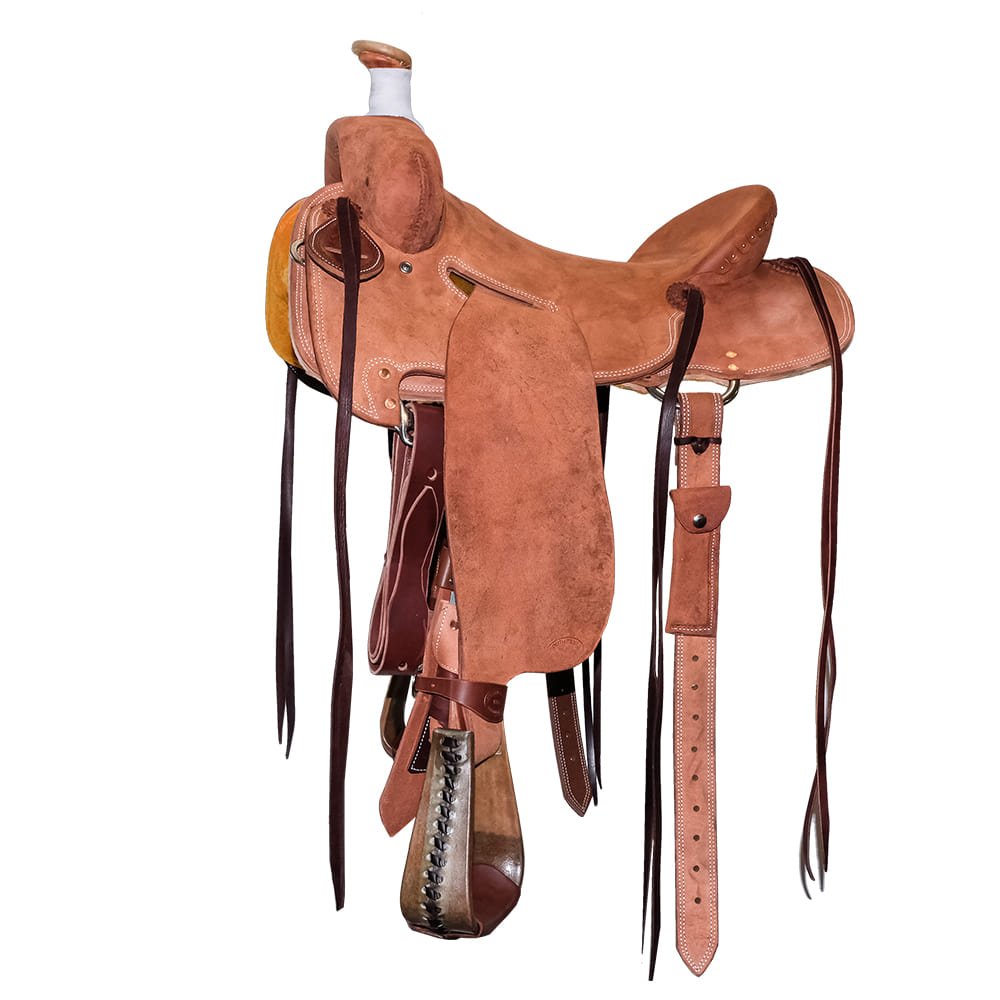 South Texas Tack Strip Down Ranch Roping Saddle with In-seat Rigging