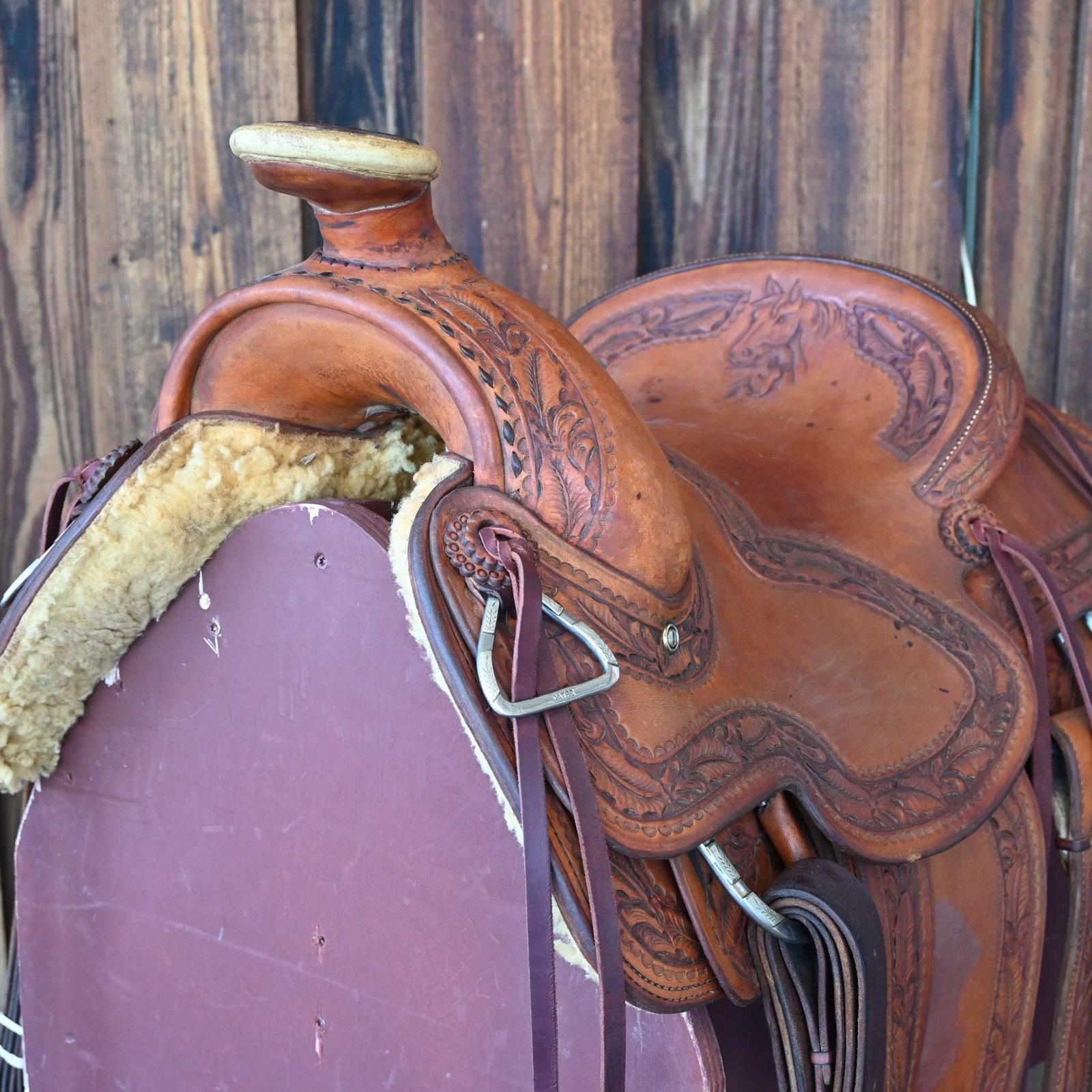 Antique Bob Marrs Saddle - Image 7