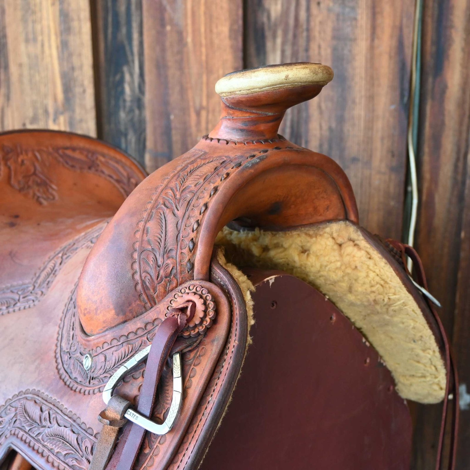 Antique Bob Marrs Saddle - Image 8