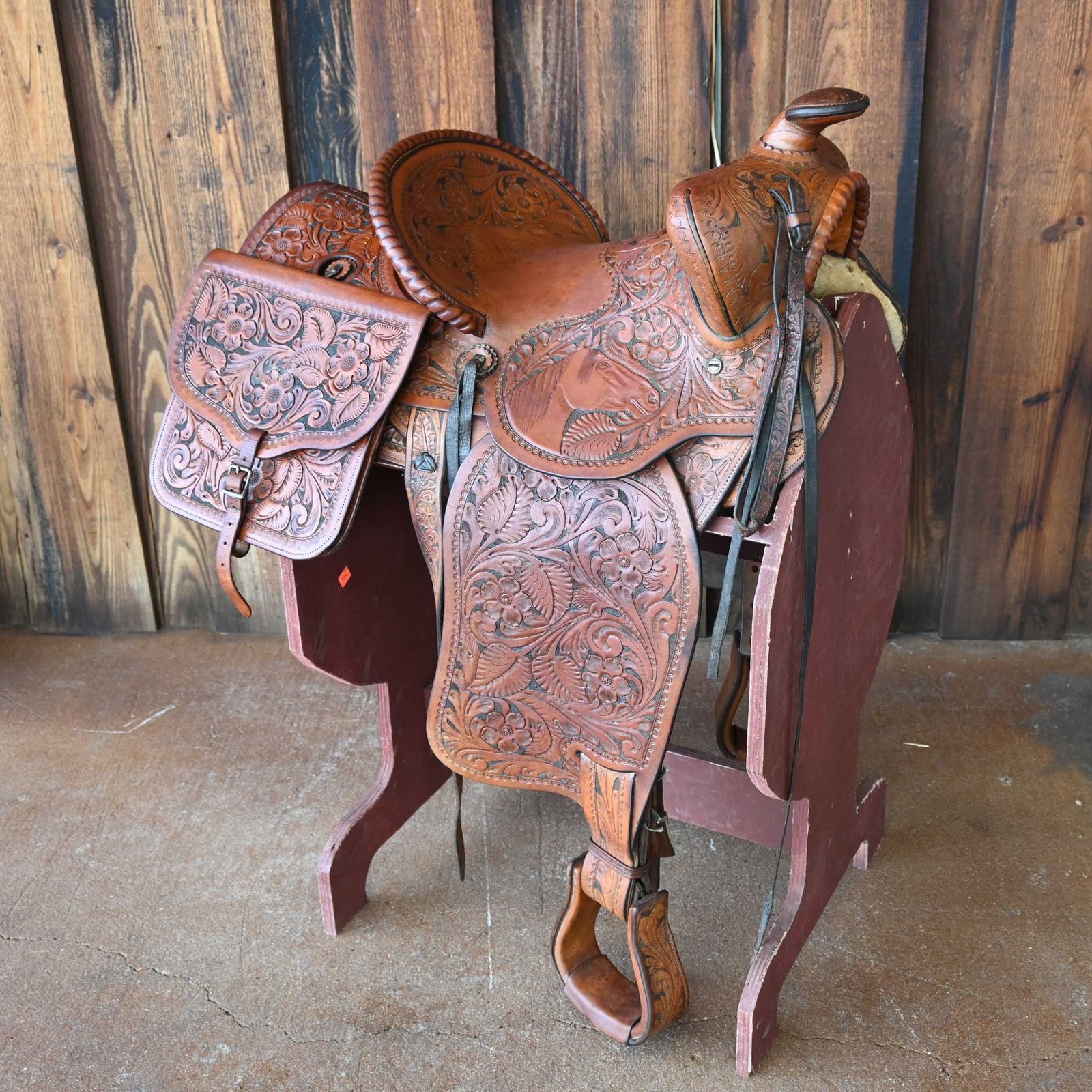 Antique Edward H Bohlin His And Hers Saddle