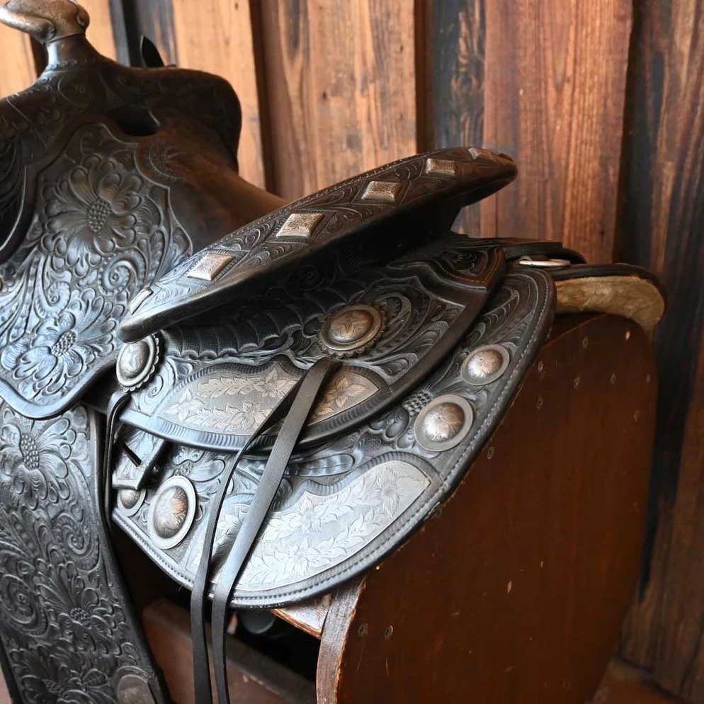 Lichtenberger Ferguson vintage saddle, CA – Vintage Western Saddle - Image 4