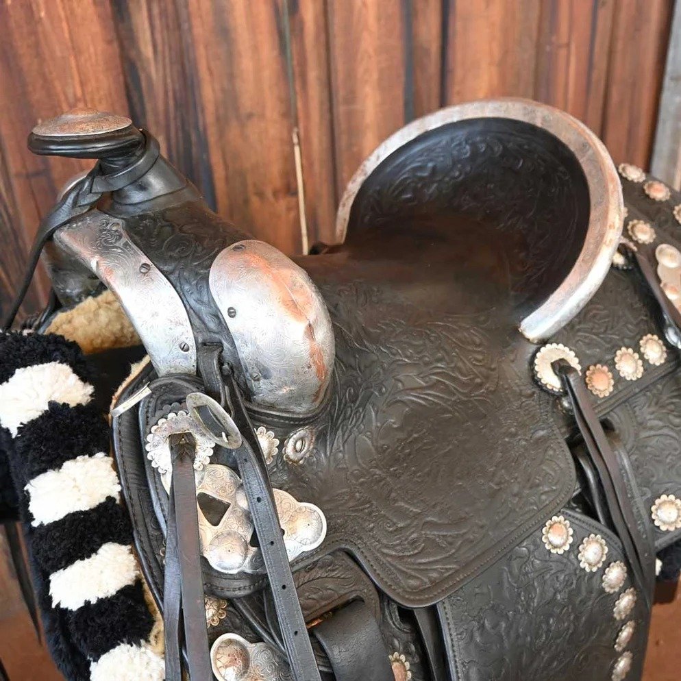 1930s–1940s Antique Show Parade Saddle – Vintage Western Collectible - Image 5