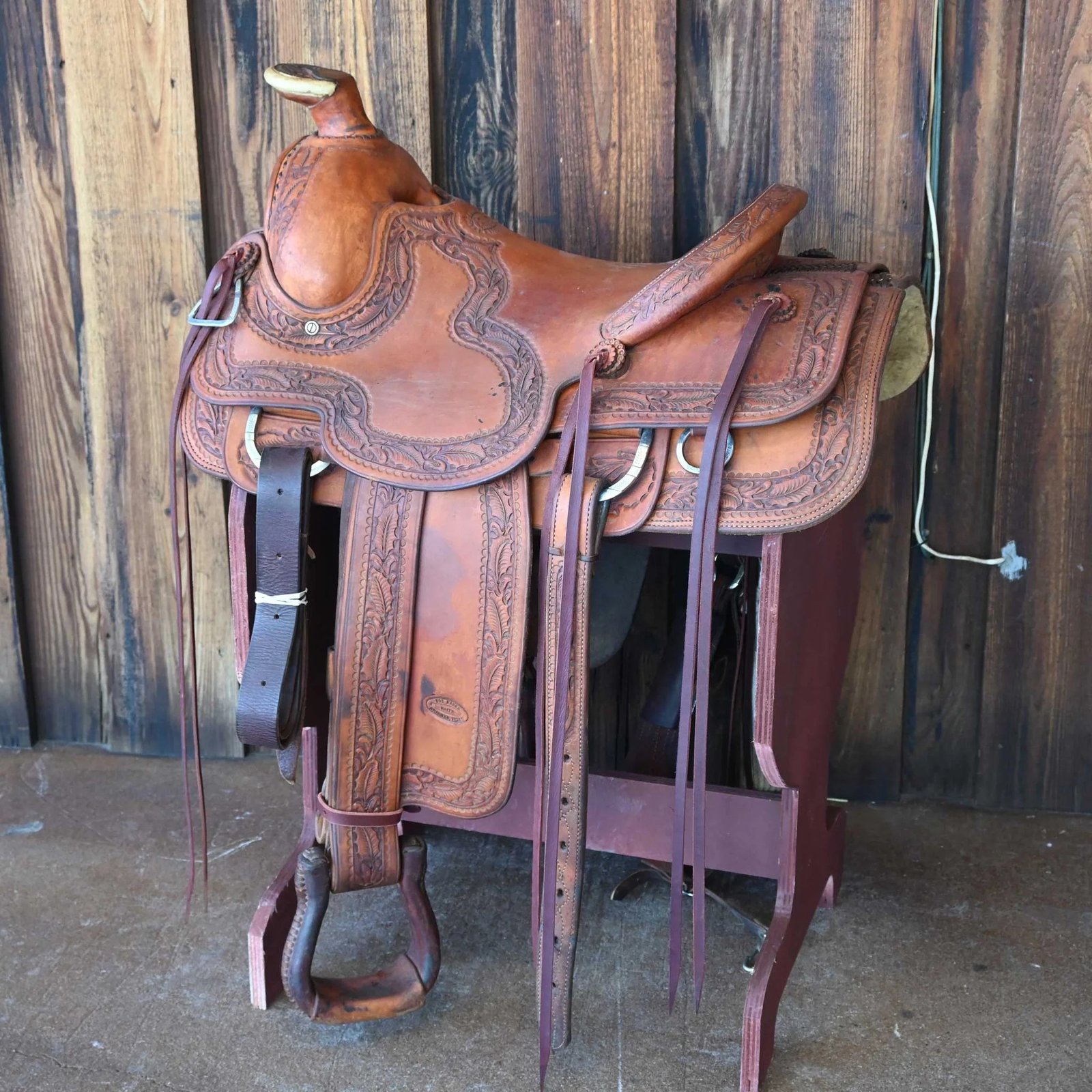 Antique Bob Marrs Saddle - Image 5