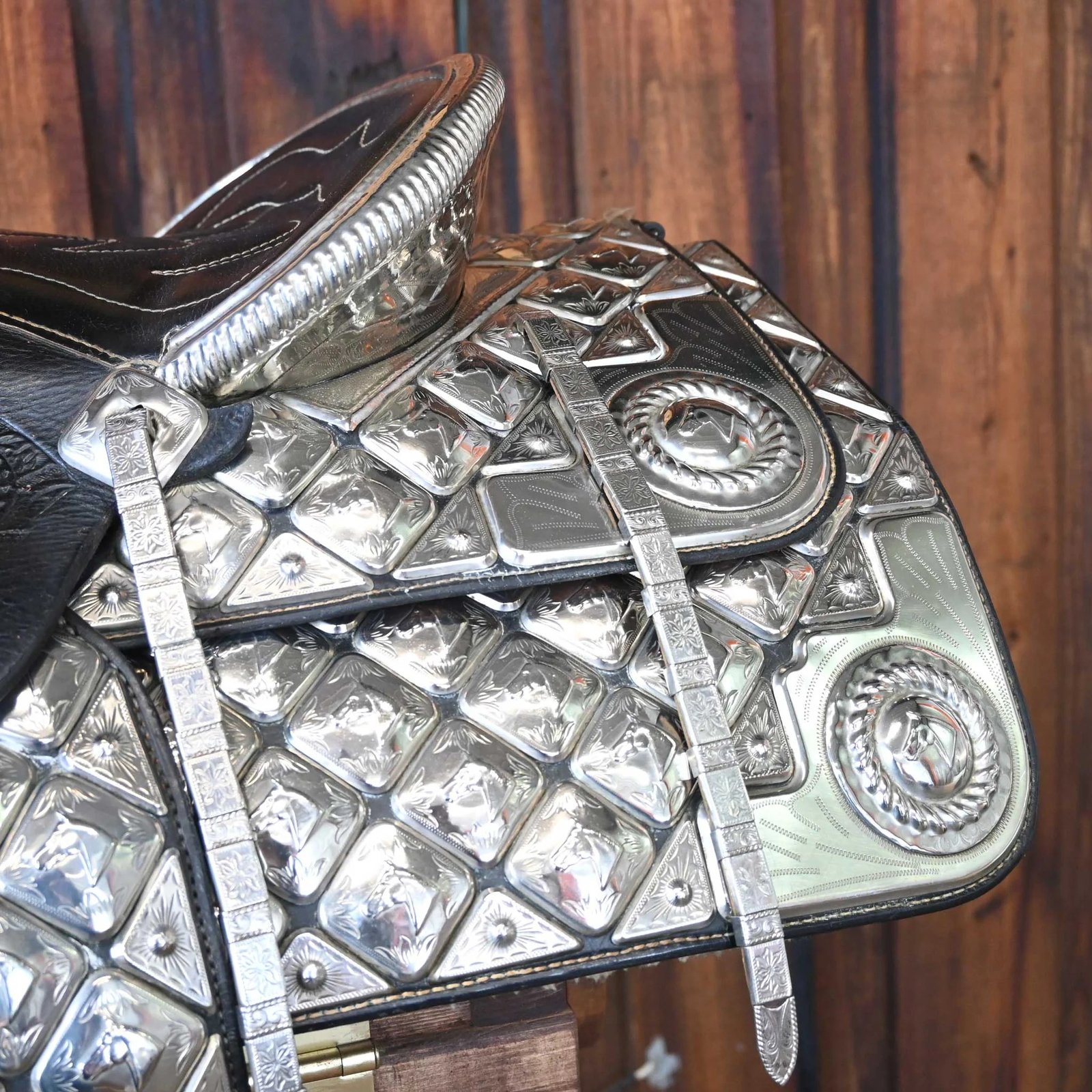 Antique Ted Flowers Parade Saddle – Vintage Western Collectible - Image 5